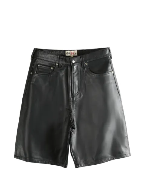 Stüssy leather shorts