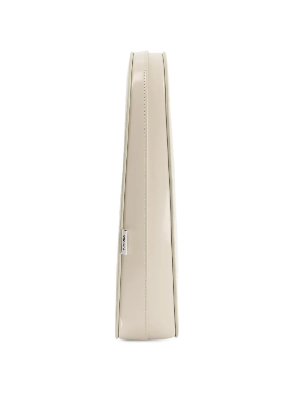 Coperni Gepolijste Swipe kleine tas Beige