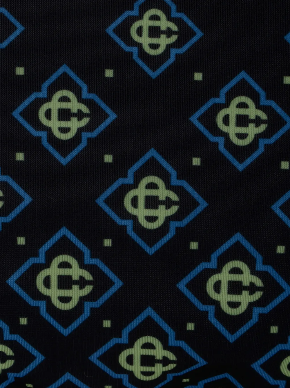 Casablanca Bikinibroek met gestrikte zijkant en monogram Zwart