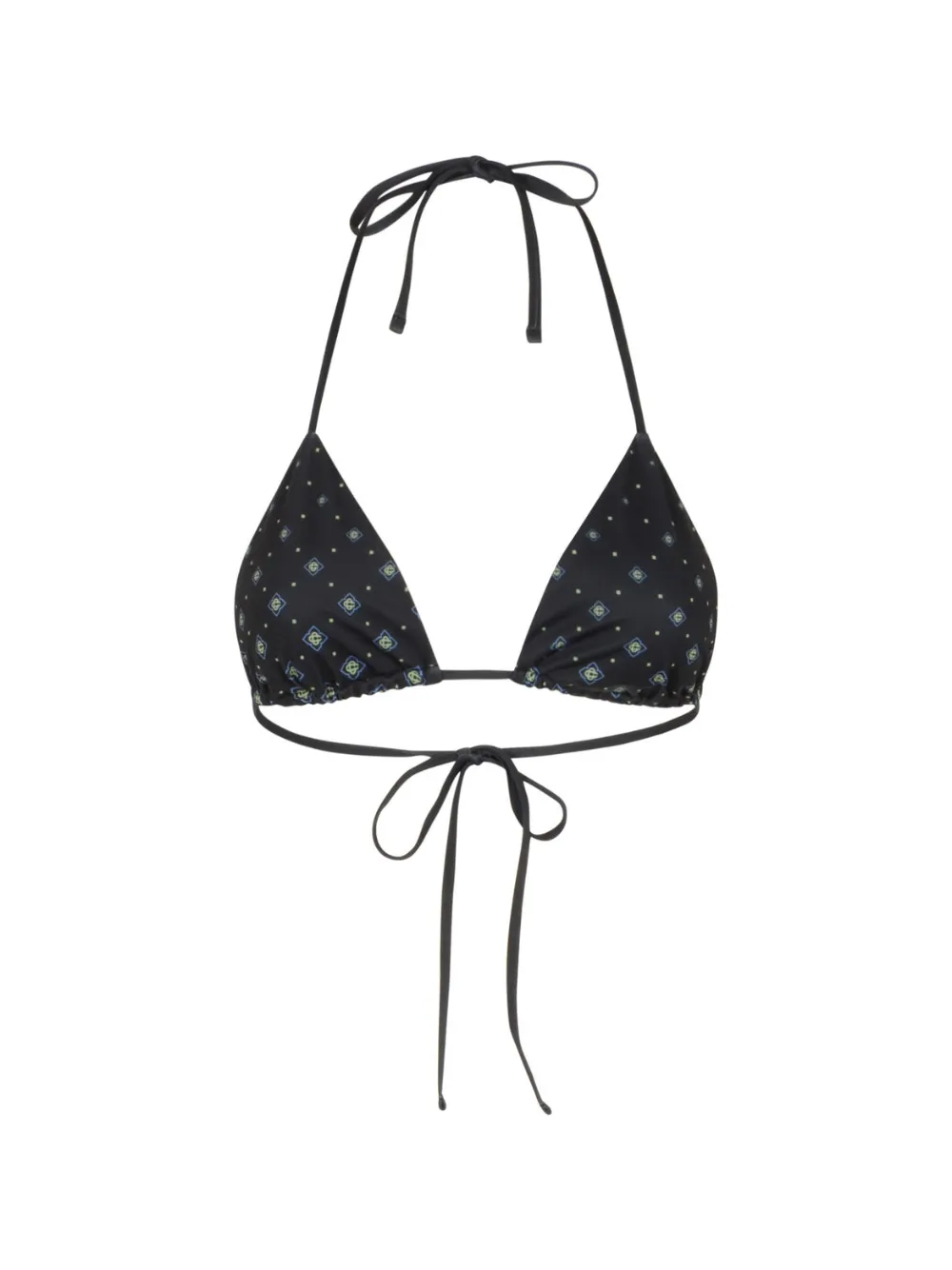 Casablanca Slip bikini con monogramma - Nero