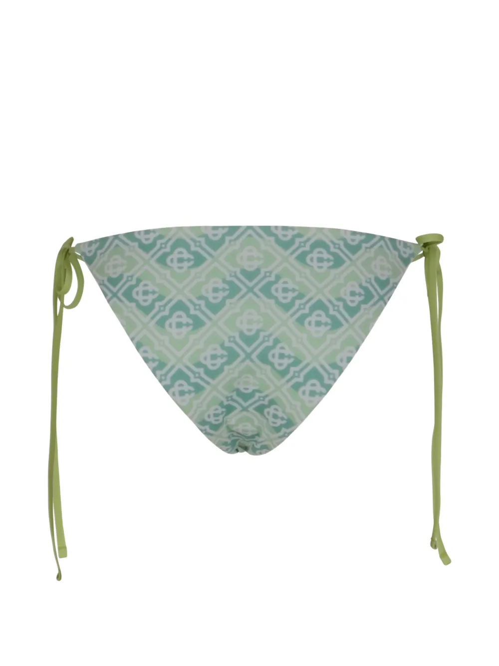  Casablanca Monogram Tie Side Bottoms - Green 