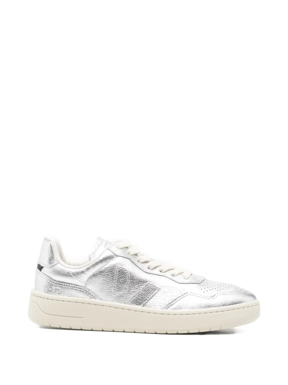 VEJA V-90 sneakers met logodetail Zilver