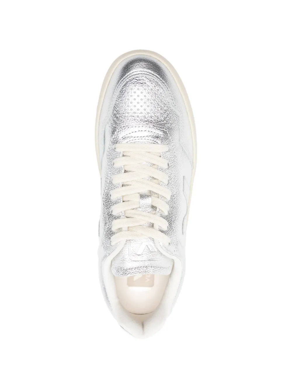 VEJA V-90 sneakers met logodetail Zilver