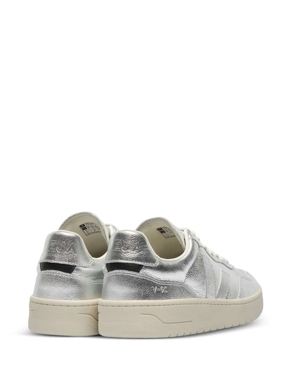 VEJA V-90 sneakers met logodetail Zilver