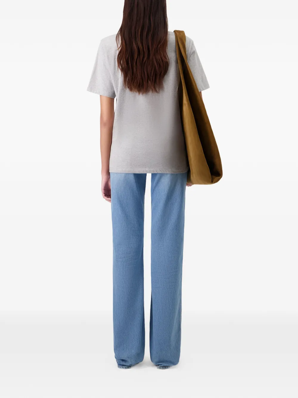 Coperni Window T-shirt met ronde opening Grijs