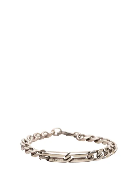 Gucci Pre-Owned pulsera Infinity Knot Chain en plata de ley 2015-2025