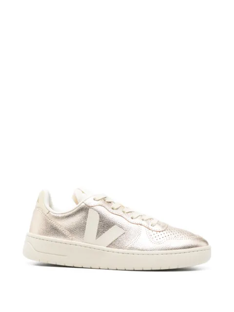 VEJA V-10 perforated-toe sneakers