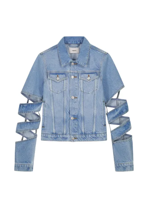 Coperni spiral denim jacket