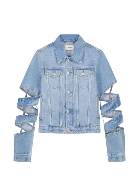 Coperni spiral denim jacket