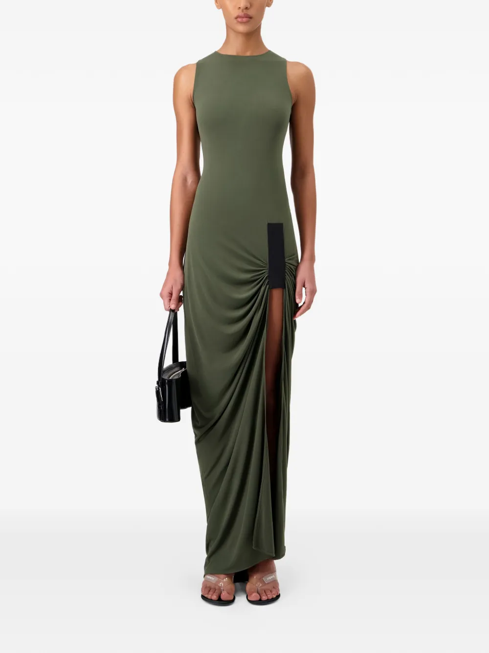 Coperni Maxi-jurk met toelopende pijpen Groen