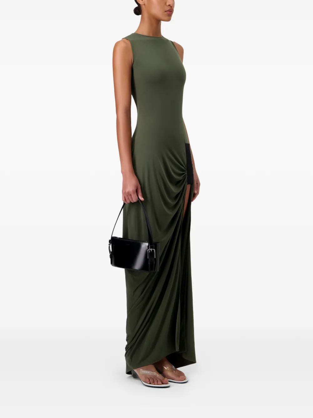Coperni Maxi-jurk met toelopende pijpen Groen