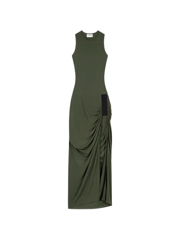 Coperni Taped Suspended Dress in Green