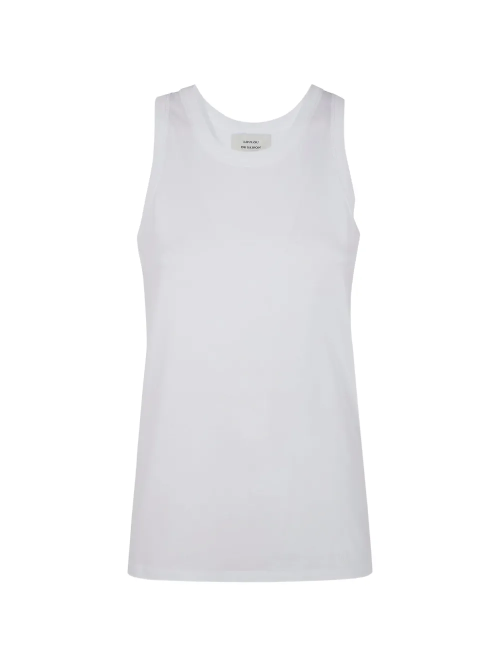 LouLou de Saison round-neck tank top - Bianco