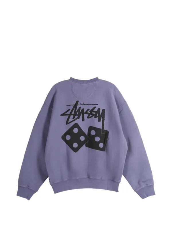 Stüssy dice-graphic Sweatshirt | Purple | FARFETCH