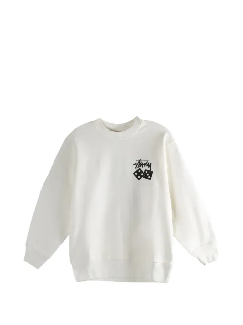 Stüssy dice-graphic crew-neck sweatshirt