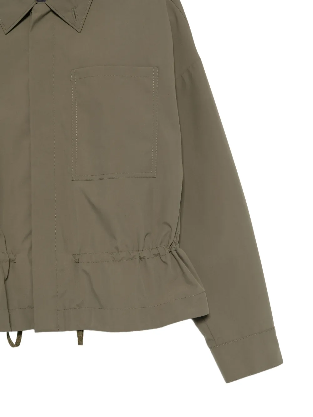  Tibi Box-pleat Jacket - Green 