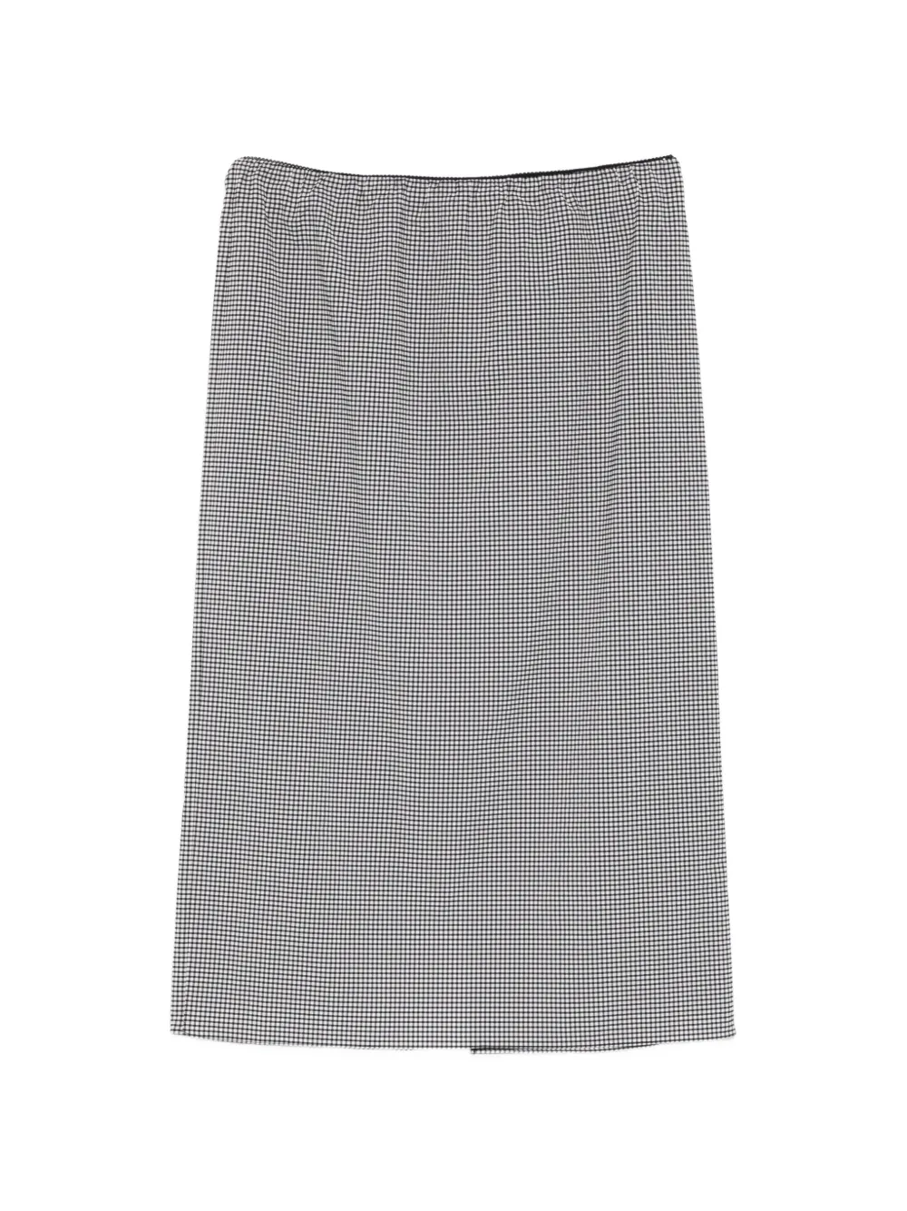 Tibi Rock mit Vichy-Karo - Weiß