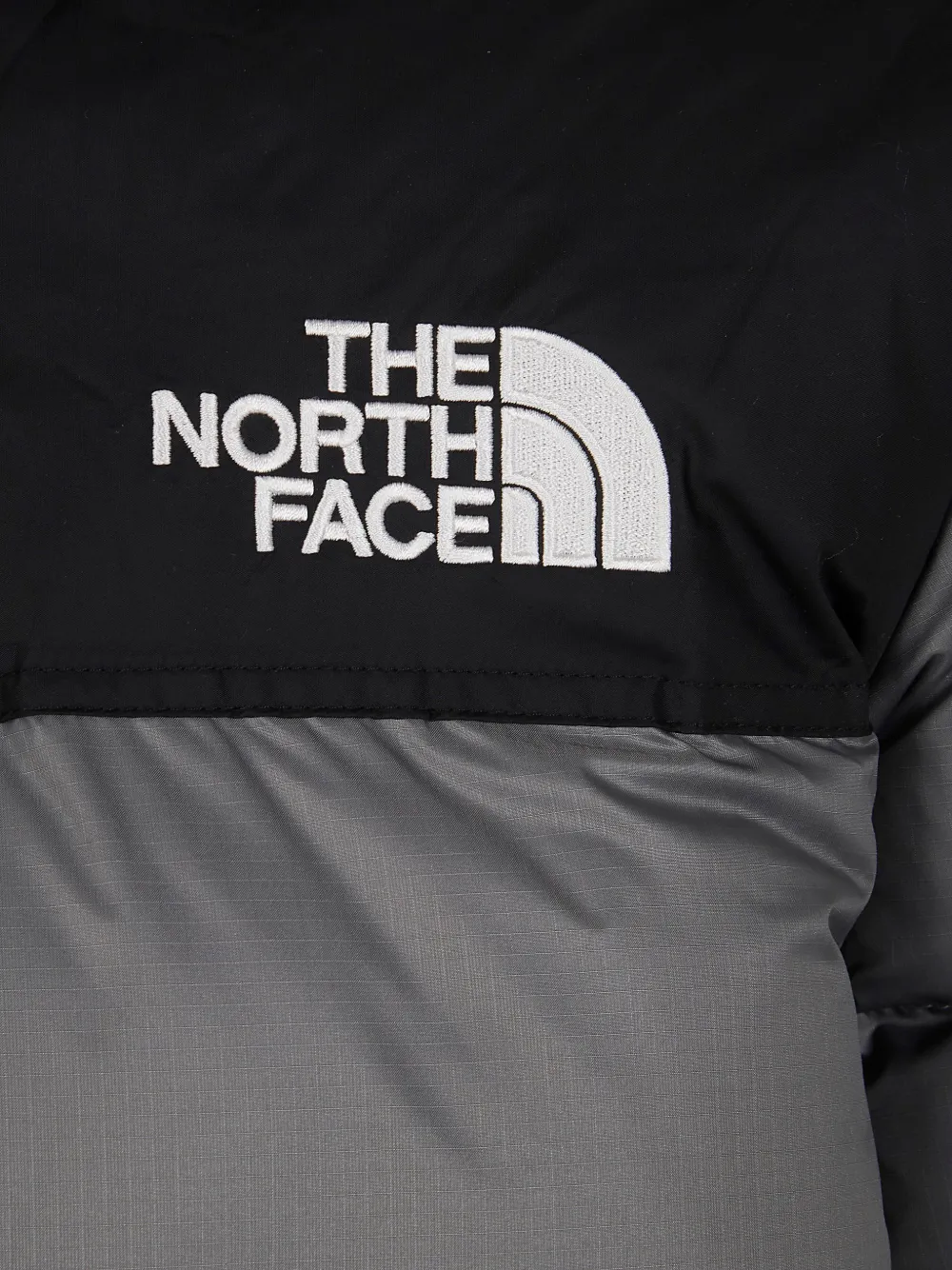 The North Face 1996 Nuptse donsjack met vlakken Grijs