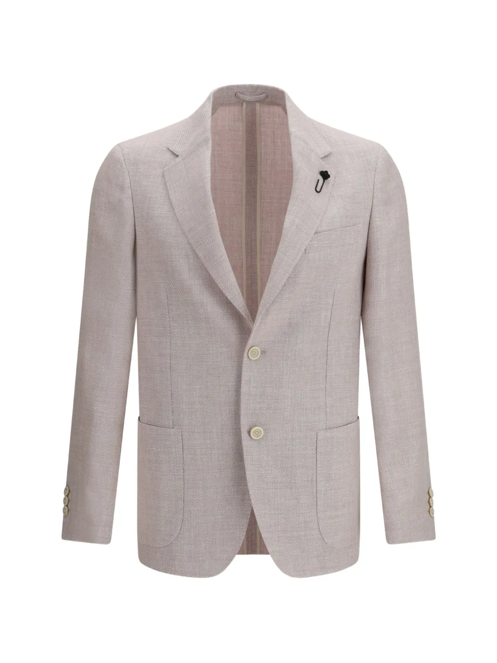 Lardini roma button jacket - Toni neutri