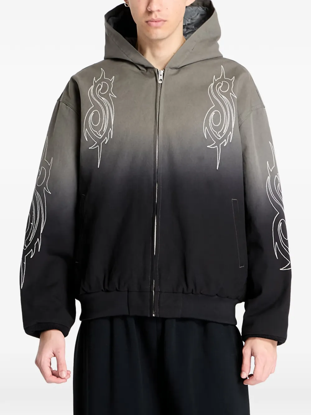 Pleasures x Slipknot star hooded jacket - Nero