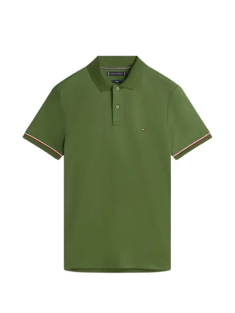 Tommy Hilfiger playera tipo polo con ribete de rayas