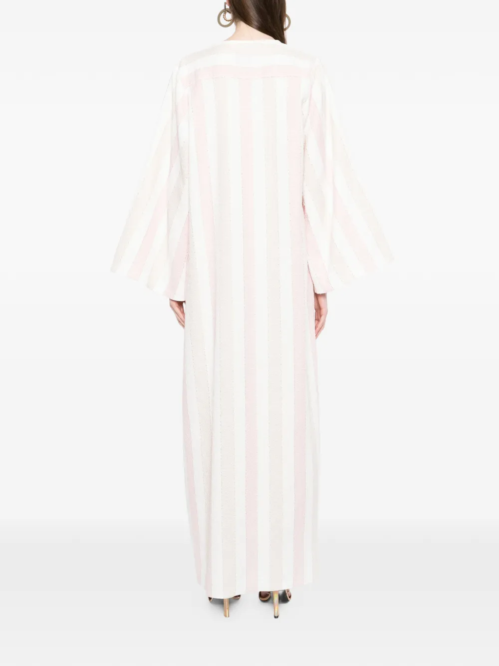 Bambah Moza maxi-jurk Roze