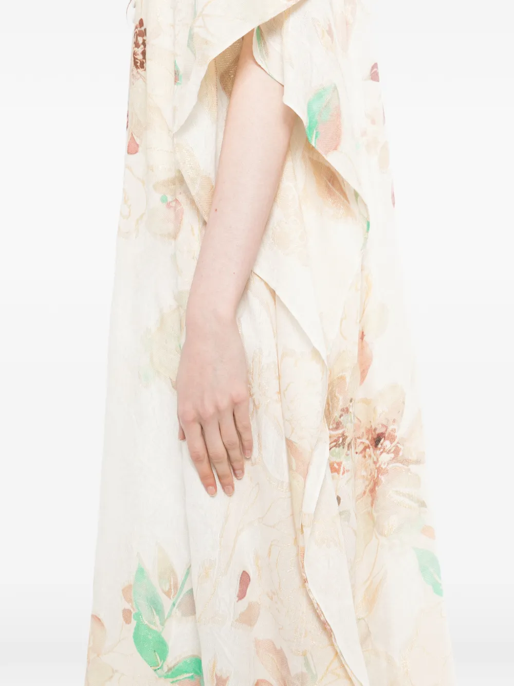 Bambah Maya maxi-jurk Beige