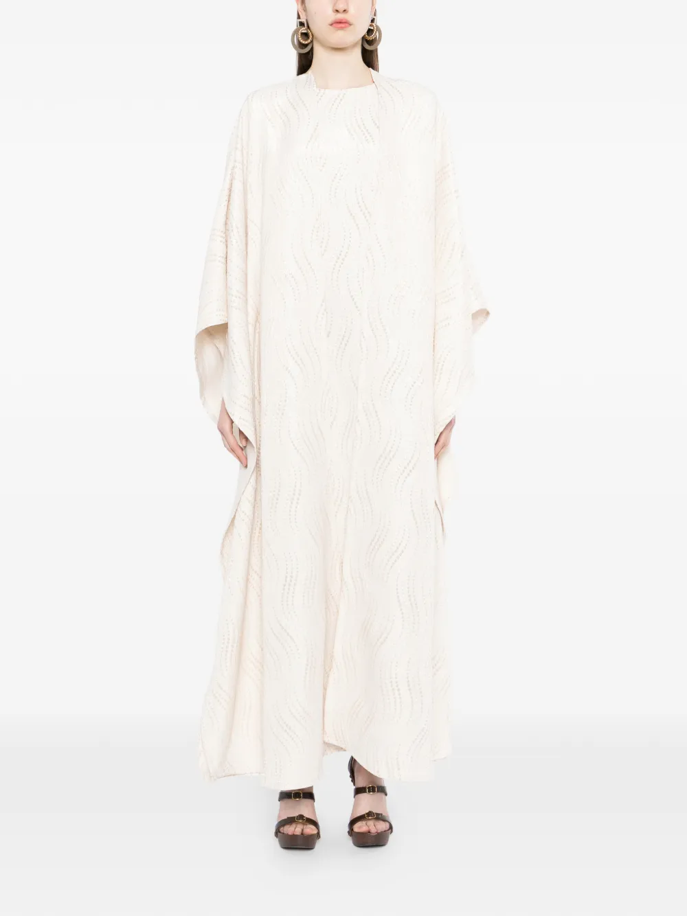 Bambah Lilly maxi-jurk Beige