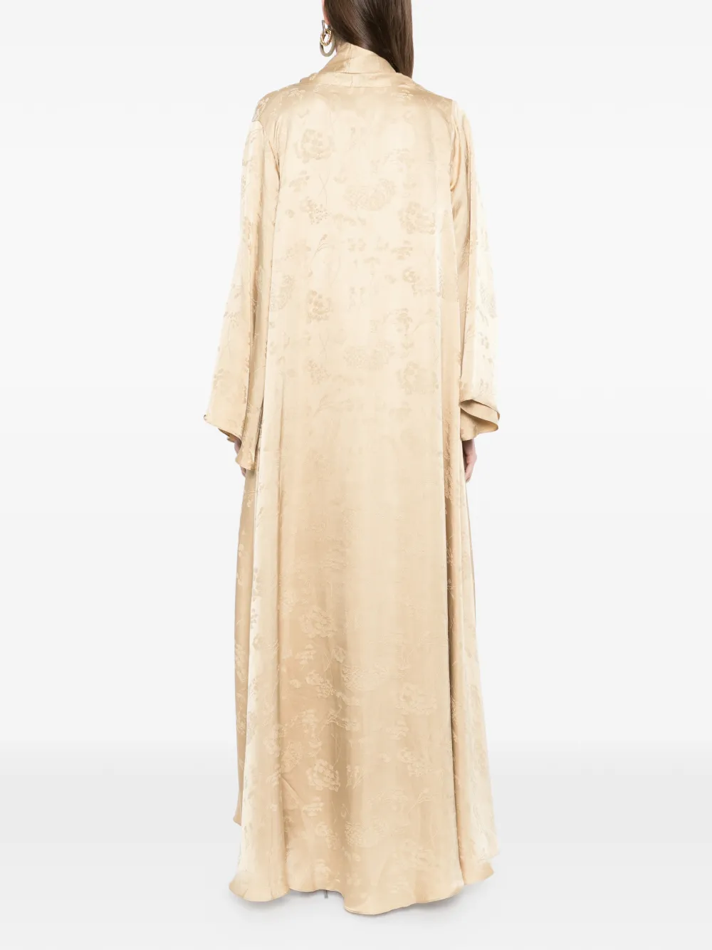 Bambah Maxi-jurk met bloemenprint Beige