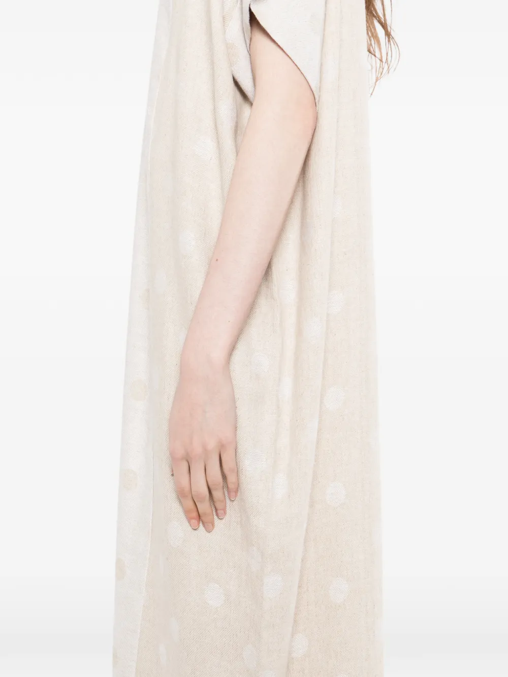 Bambah Lila maxi-jurk Beige