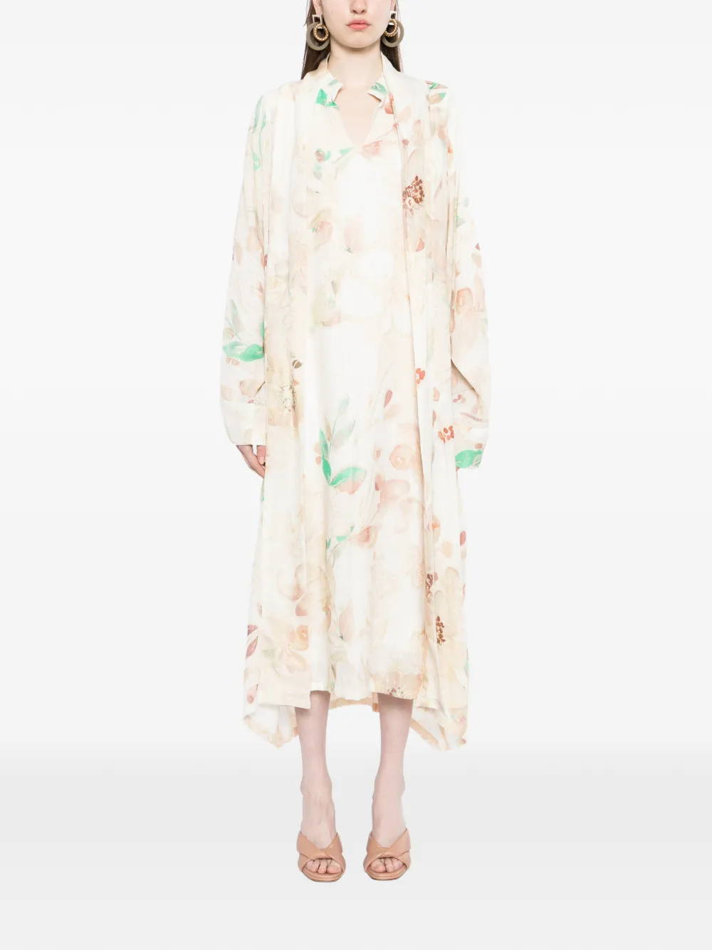 Bambah Tweedelig jurkset Beige