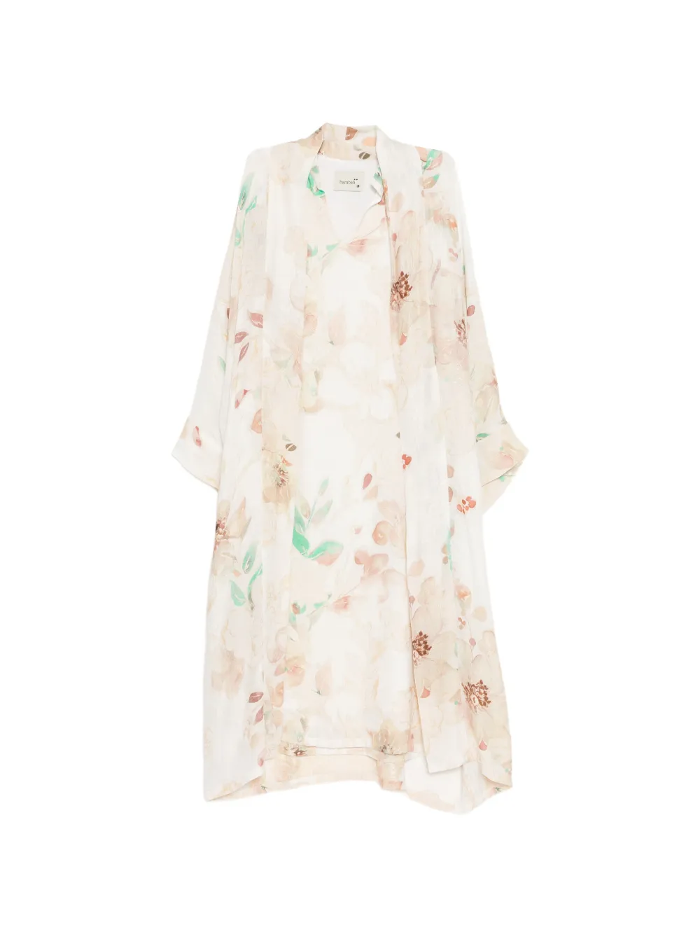 Bambah kaftan dress (set of two) - Nude