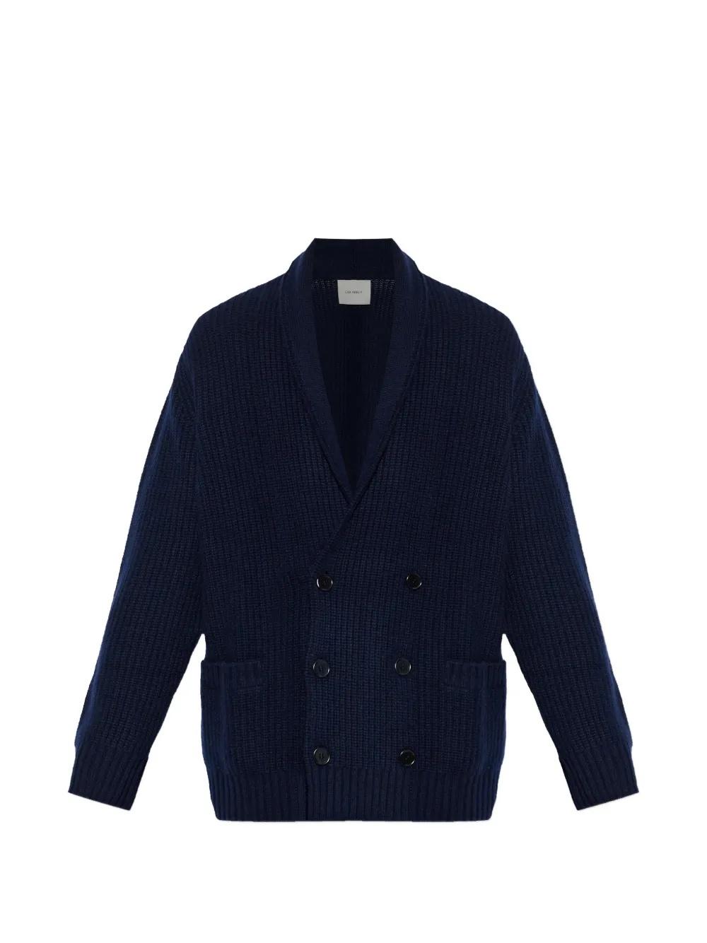Lisa Yang Lyle double-breasted cardigan - Blu