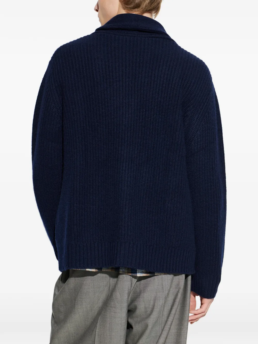 Lisa Yang Lyle vest met dubbele rij knopen Blauw