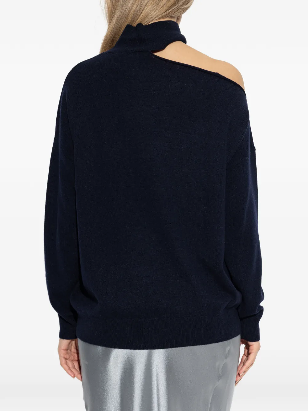 Lisa Yang Alvia coltrui met uitgesneden details Blauw