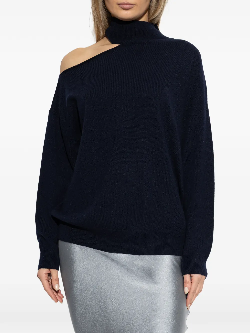 Lisa Yang Alvia coltrui met uitgesneden details Blauw