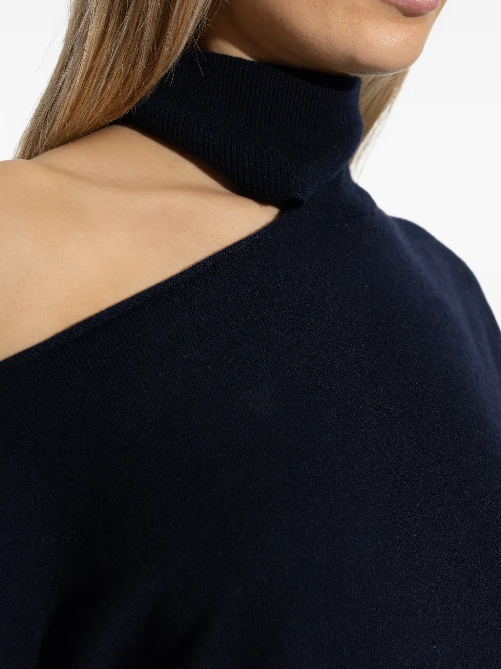 Lisa Yang Alvia coltrui met uitgesneden details Blauw