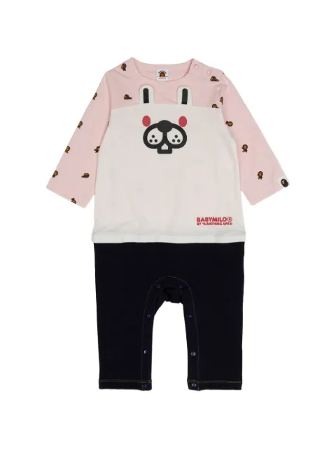A BATHING APE® printed romper