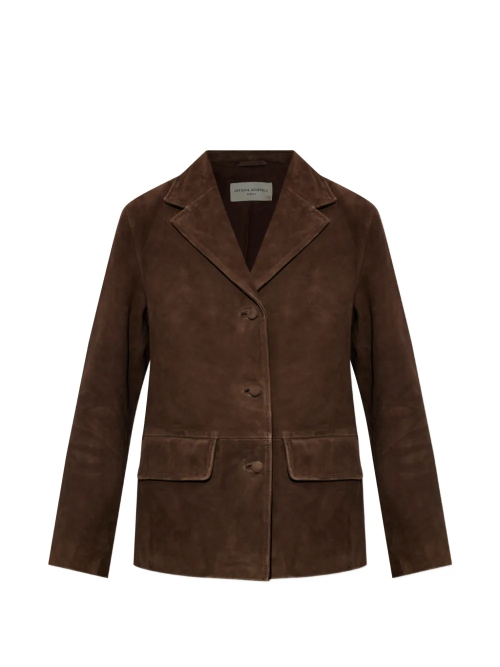 Officine Generale Kataline patch-pocket jacket - Marrone