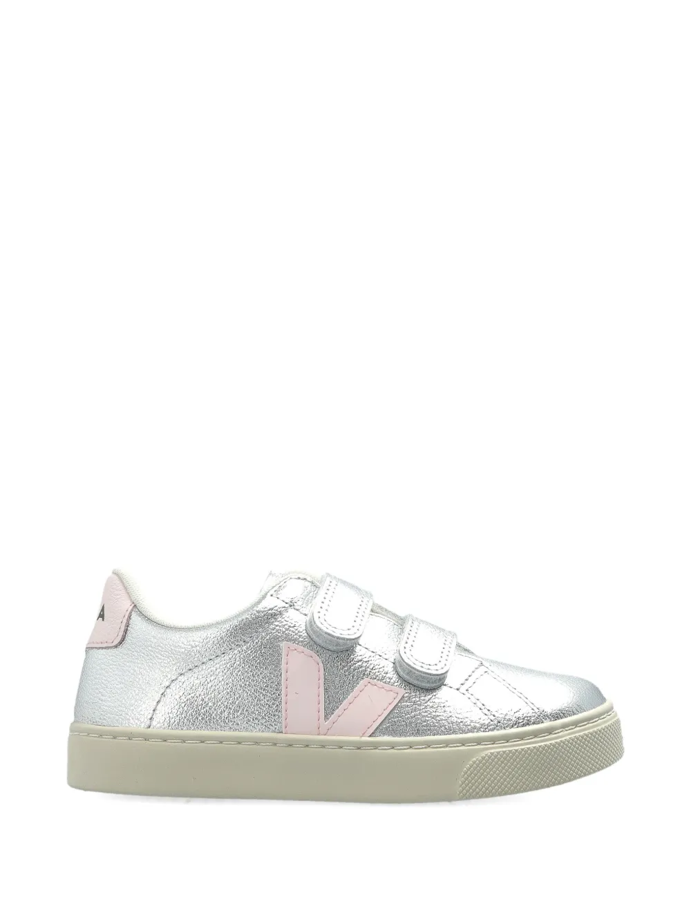 VEJA Kids Sneakers met klittenband Zilver