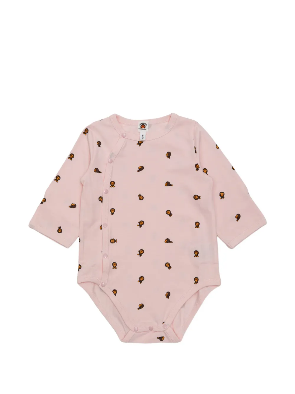 A BATHING APE® monkey-print bodie - Rosa