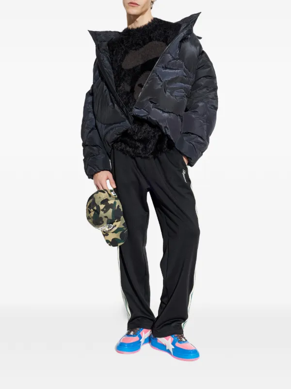 A BATHING APE® Hooded Padded Jacket | Black | FARFETCH
