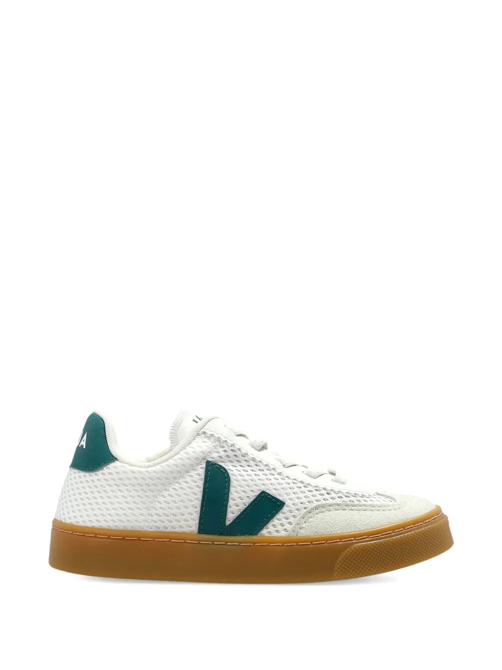 VEJA Kids logo-patch sneakers Wit