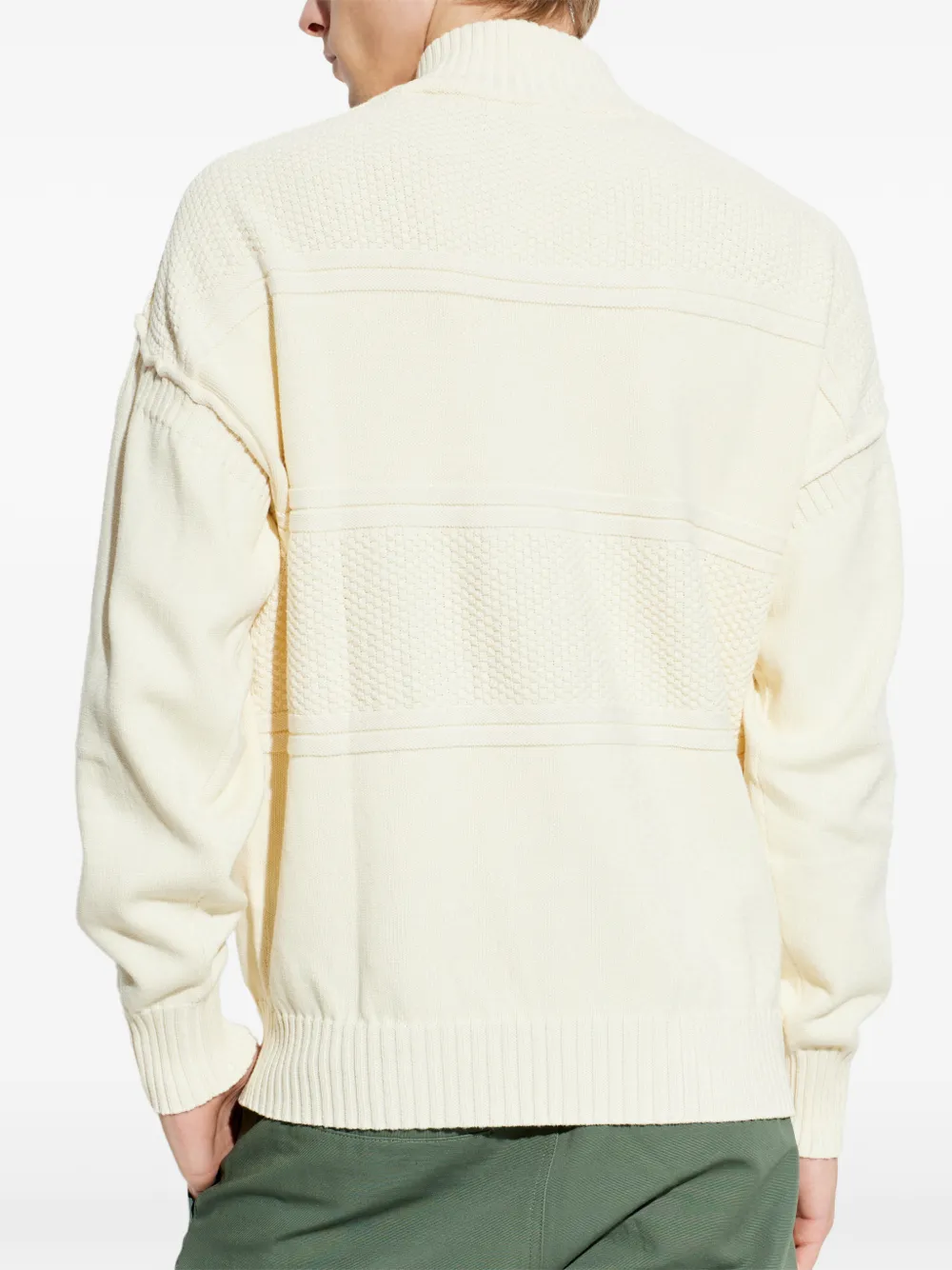 Kenzo Vest met ritssluiting en bloemapplicatie Beige