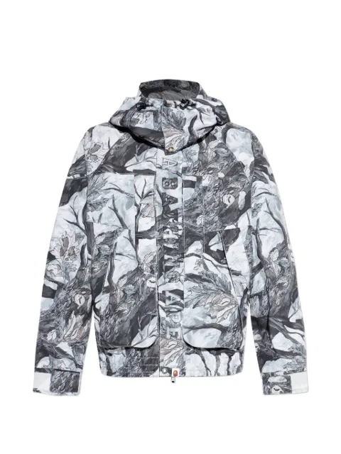 A BATHING APE® logo-detail hooded jacket