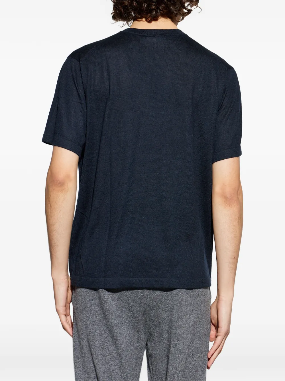 Lisa Yang T-shirt met ronde hals Blauw