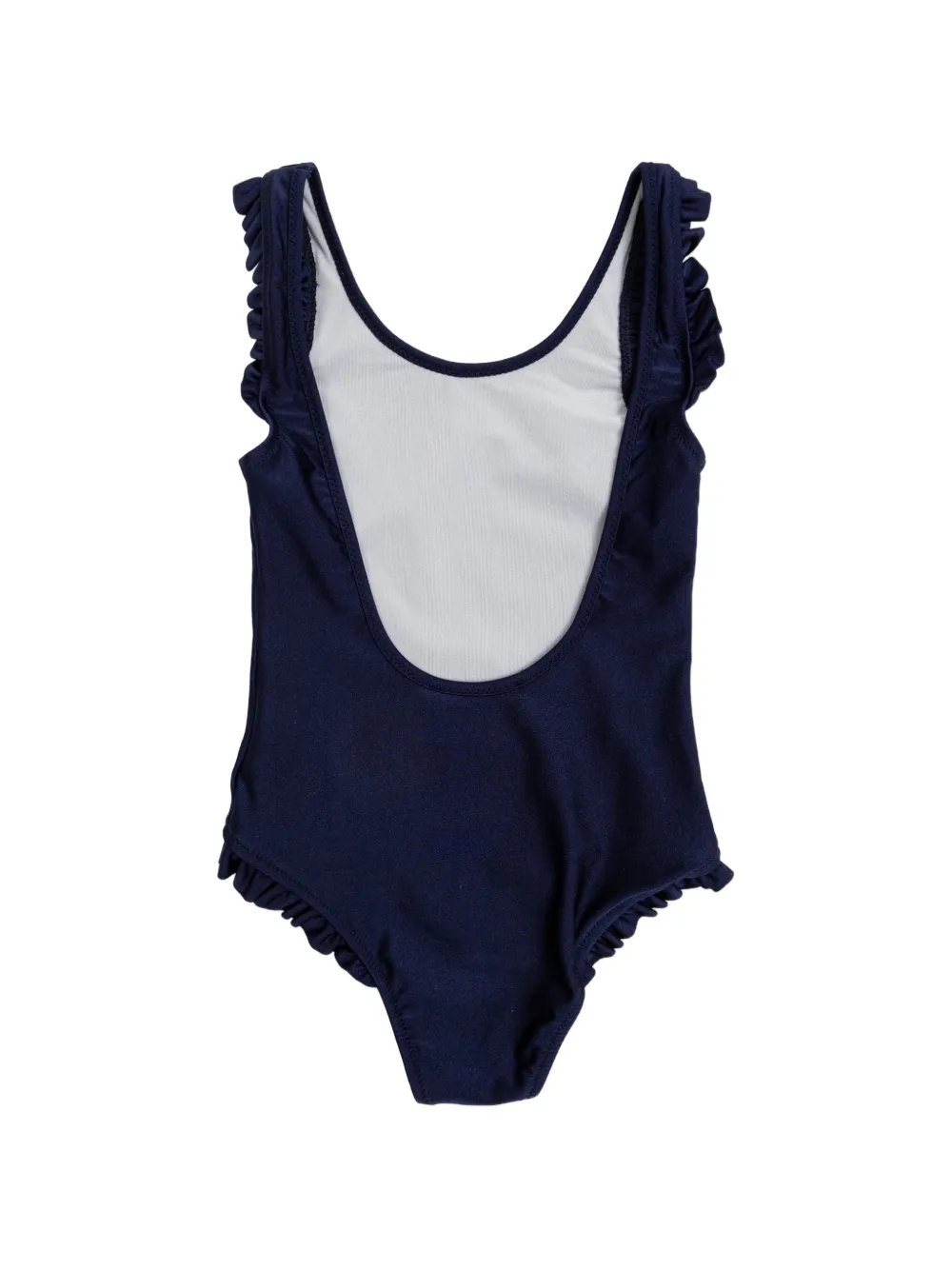  Balmain Kids Ruffled Swimsuit - Blue 