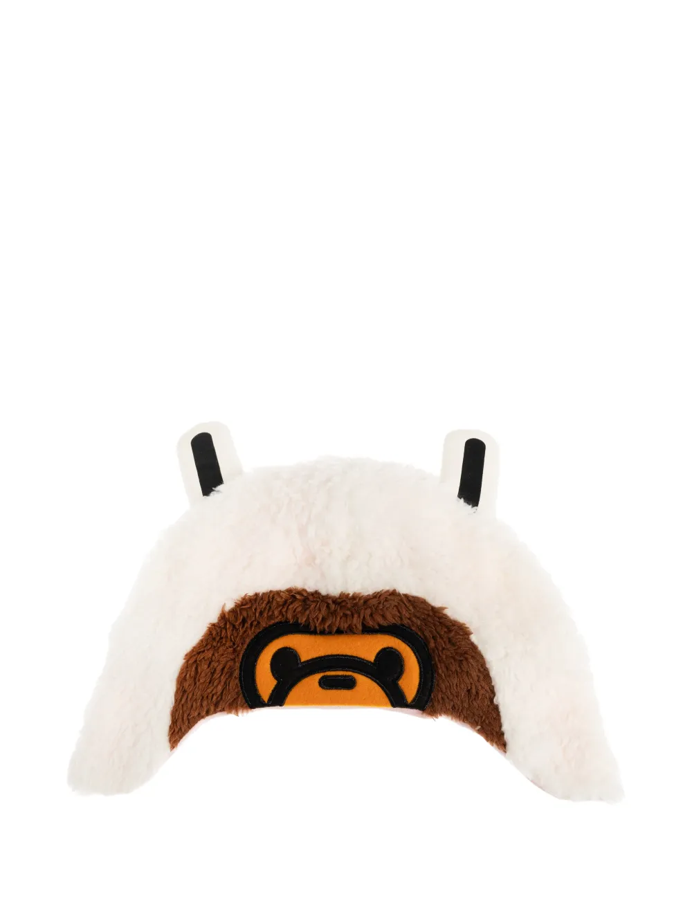 A BATHING APE® ears graphic beanie hat - Bianco