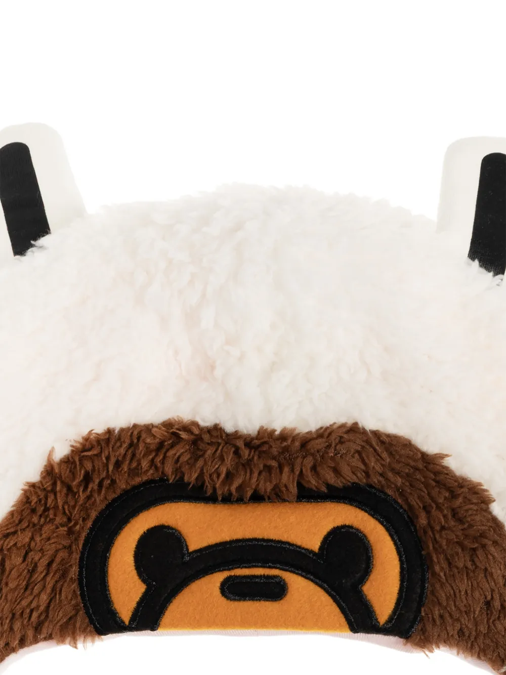 A Bathing Ape® Ears Graphic Beanie Hat - White 