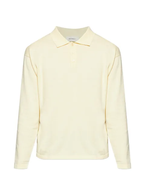 Lisa Yang button long-sleeve polo shirt